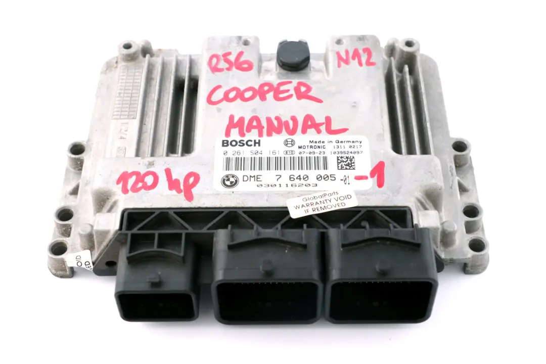 Motorsteuergerät DME CAS3 Schlüssel für Mini Cooper R55 R56 N12 1.6 mit Teilenummer 7640005 Mini Cooper R55 R56 N12 1.6 Motorsteuergerät DME CAS3 Schlüssel - SKU 7640005-1 - Teilenummer 7640005