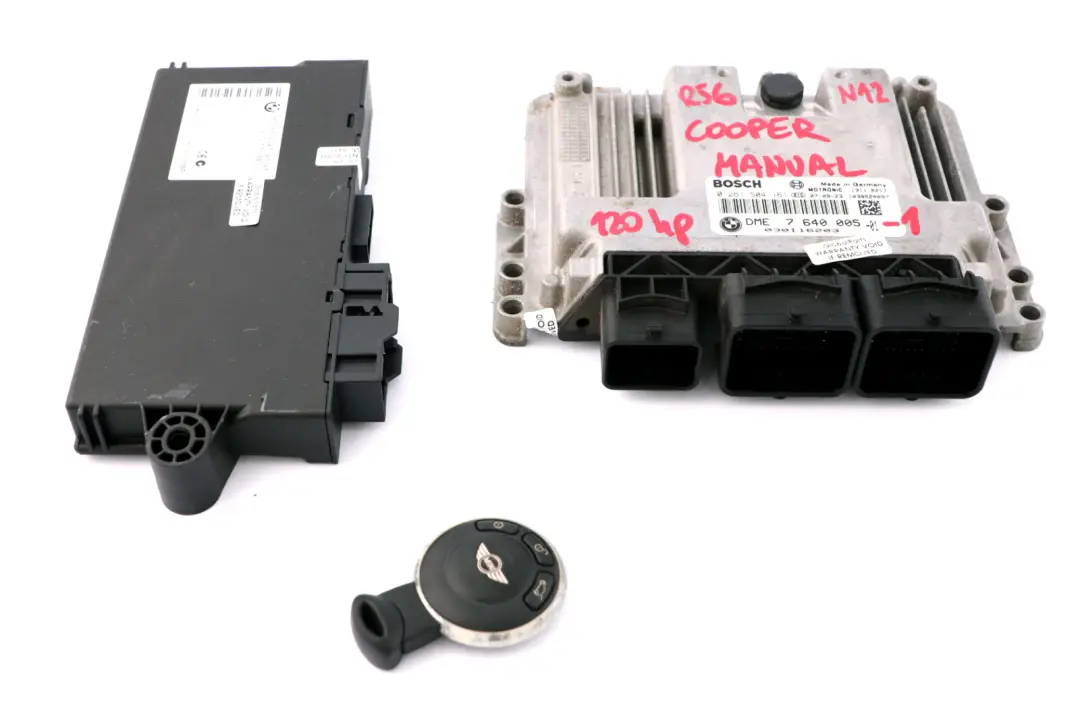 DME Engine Control Unit ECU to Mini Cooper R55 R56 R57 Petrol N12 with Part number 7640005 Mini Cooper R55 R56 R57 Petrol N12 DME Engine Control Unit ECU - SKU 7640005 - Part number 7640005
