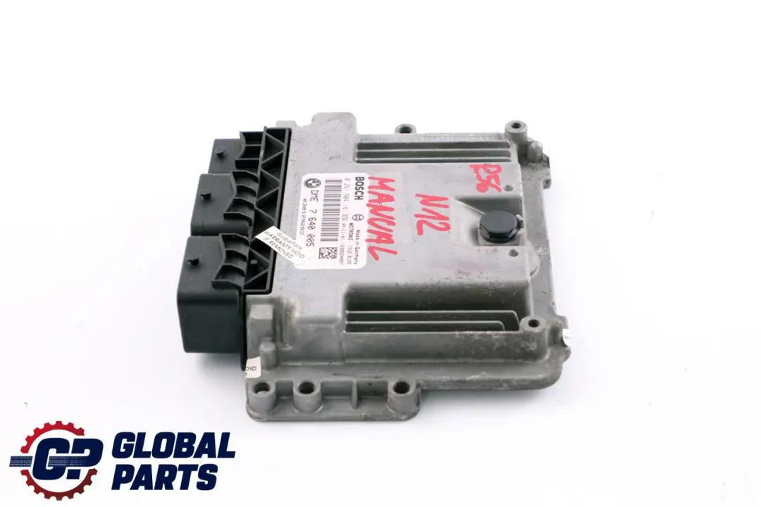 Gasolina N12 DME Unidad de control del motor ECU para Mini Cooper R55 R56 R57 con número de pieza 7640005 Mini Cooper R55 R56 R57 Gasolina N12 DME Unidad de control del motor ECU - SKU 7640005 - Número de pieza 7640005