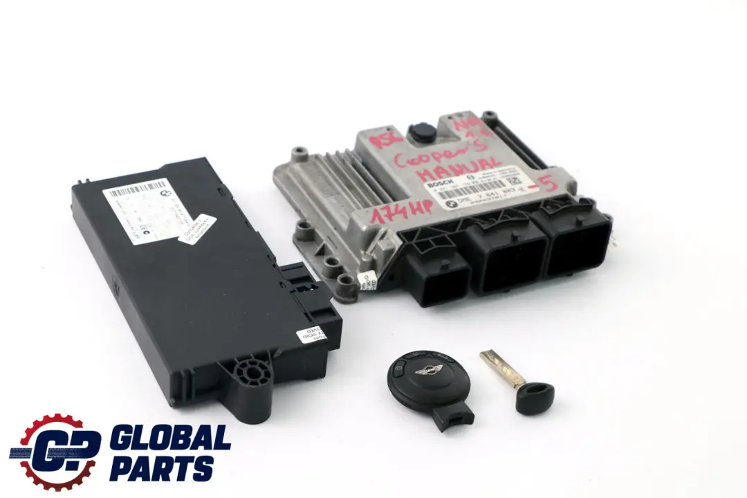 BMW Mini Cooper S R55 R56 N14 1.6 174HP ECU Kit DME + CAS3 + Key Manual - SKU 7641003-5 - Part number 7641003