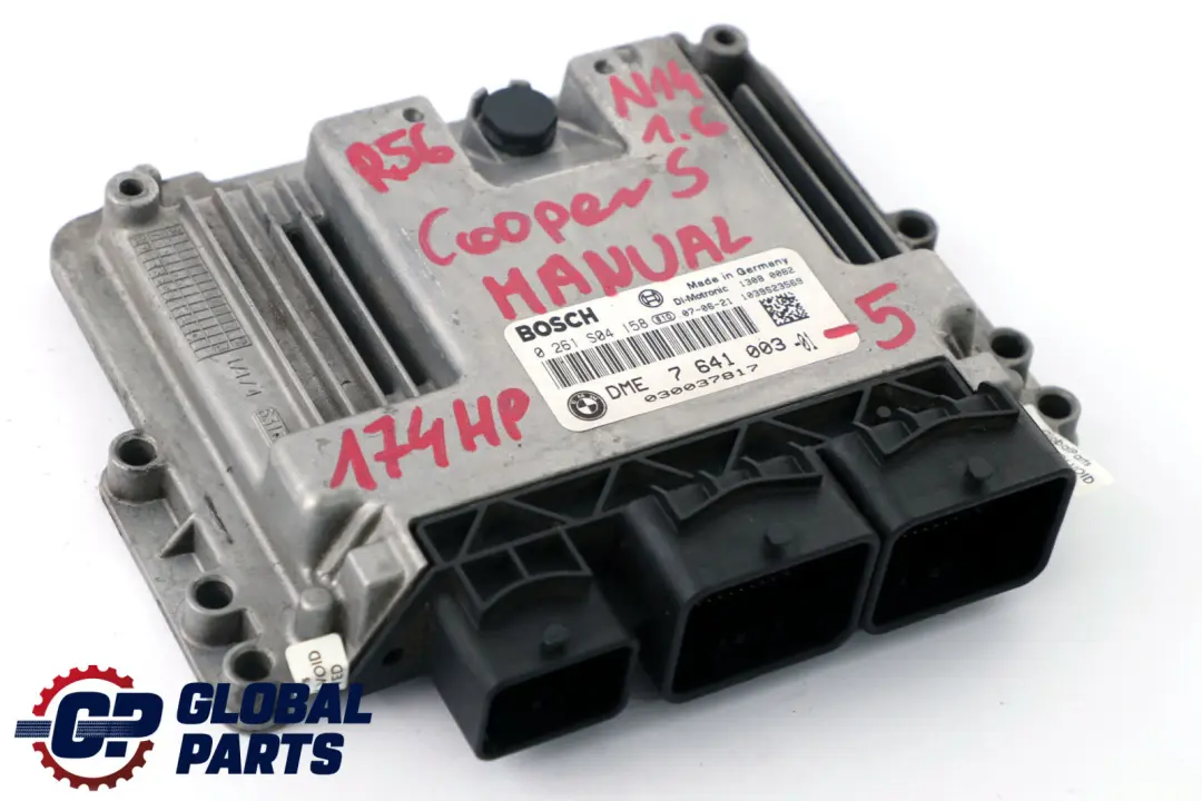 174HP ECU Kit DME + CAS3 + Key Manual to BMW Mini Cooper S R55 R56 N14 1.6 with Part number 7641003 BMW Mini Cooper S R55 R56 N14 1.6 174HP ECU Kit DME + CAS3 + Key Manual - SKU 7641003-5 - Part number 7641003