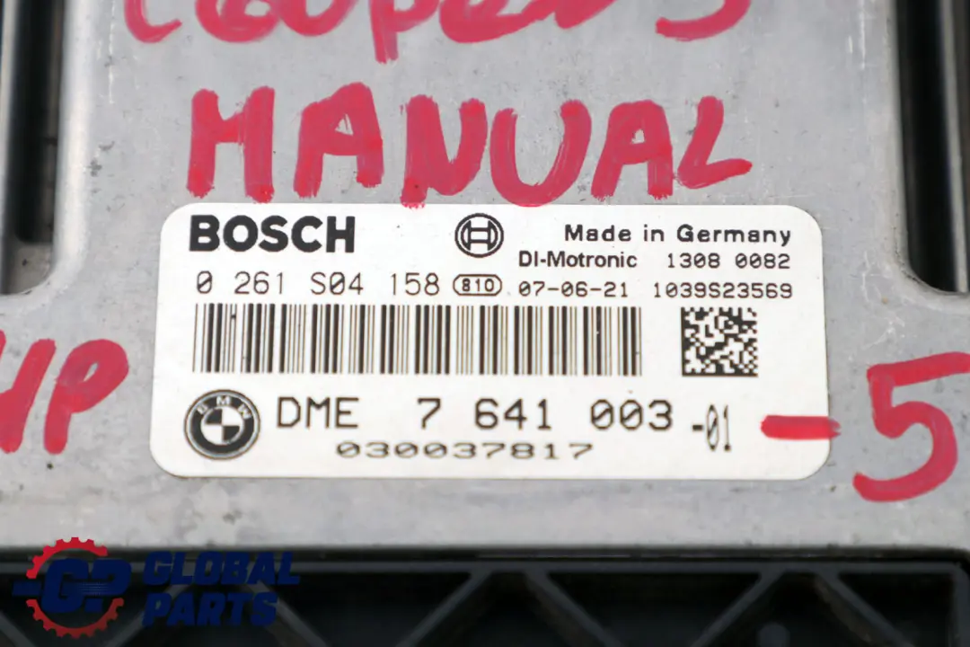 174HP ECU Kit DME + CAS3 + Key Manual to BMW Mini Cooper S R55 R56 N14 1.6 with Part number 7641003 BMW Mini Cooper S R55 R56 N14 1.6 174HP ECU Kit DME + CAS3 + Key Manual - SKU 7641003-5 - Part number 7641003