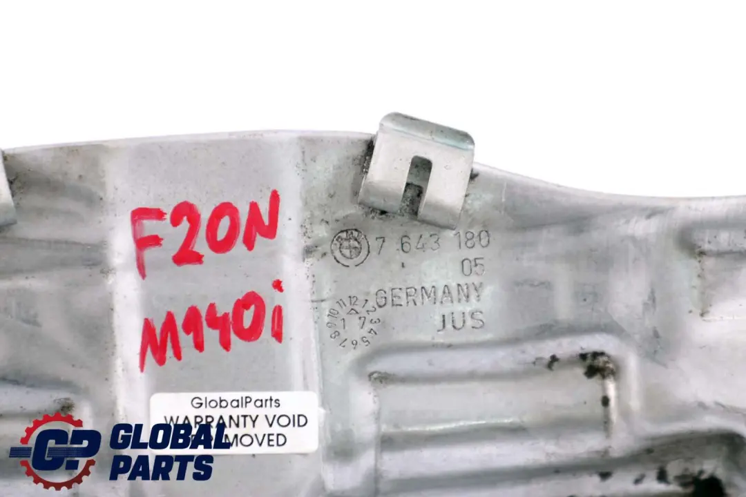 BMW 1 3 Series F20 F21 F30 F31 LCI M140i 340i Heat Resistant Plate - SKU 7643180 - Part number 7643180