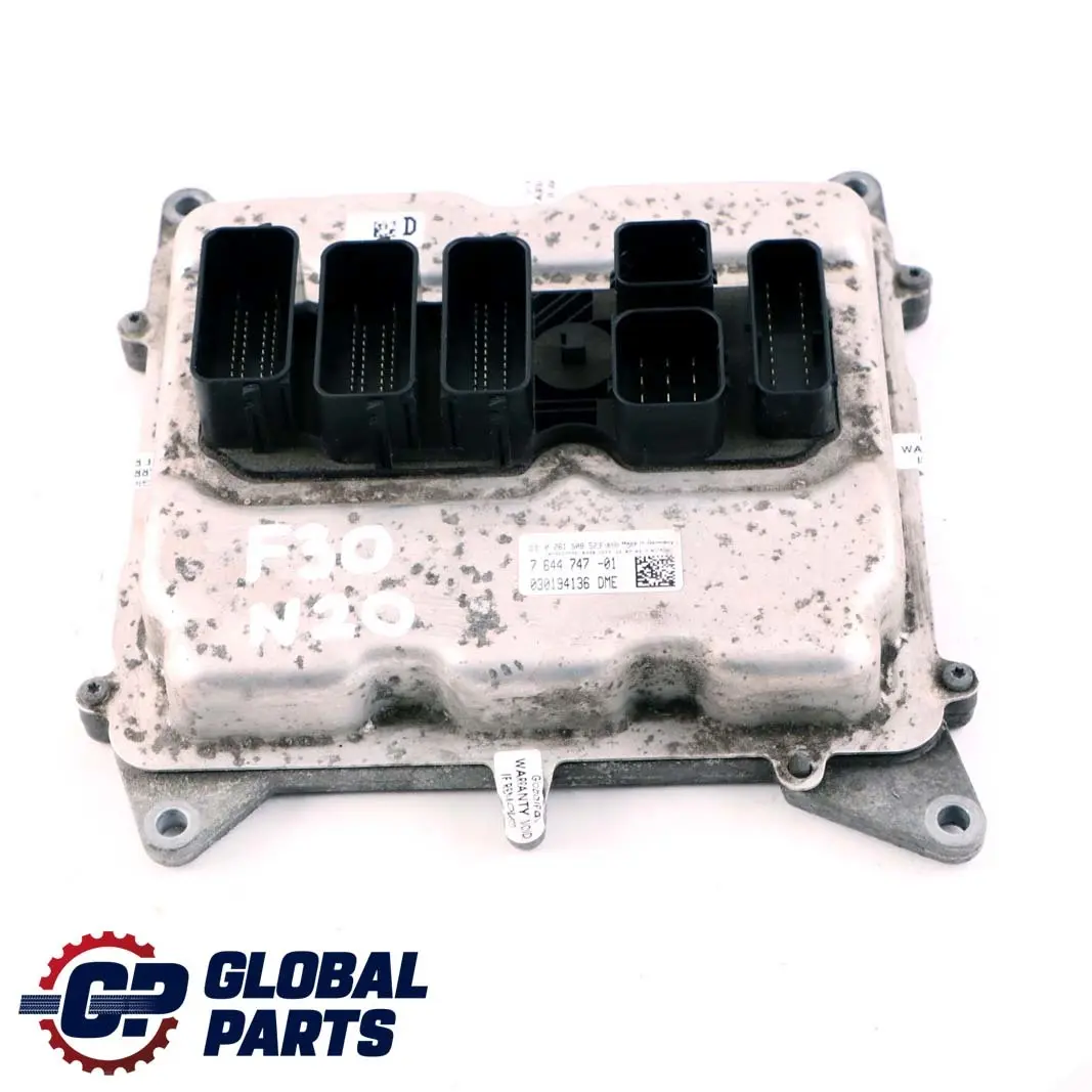 Benzina N20 ECU DME Modulo Unità Controllo Motore Manuale per BMW F10 F30 con numero di parte 7644747 BMW F10 F30 Benzina N20 ECU DME Modulo Unità Controllo Motore Manuale - SKU 7644747 - Numero di parte 7644747