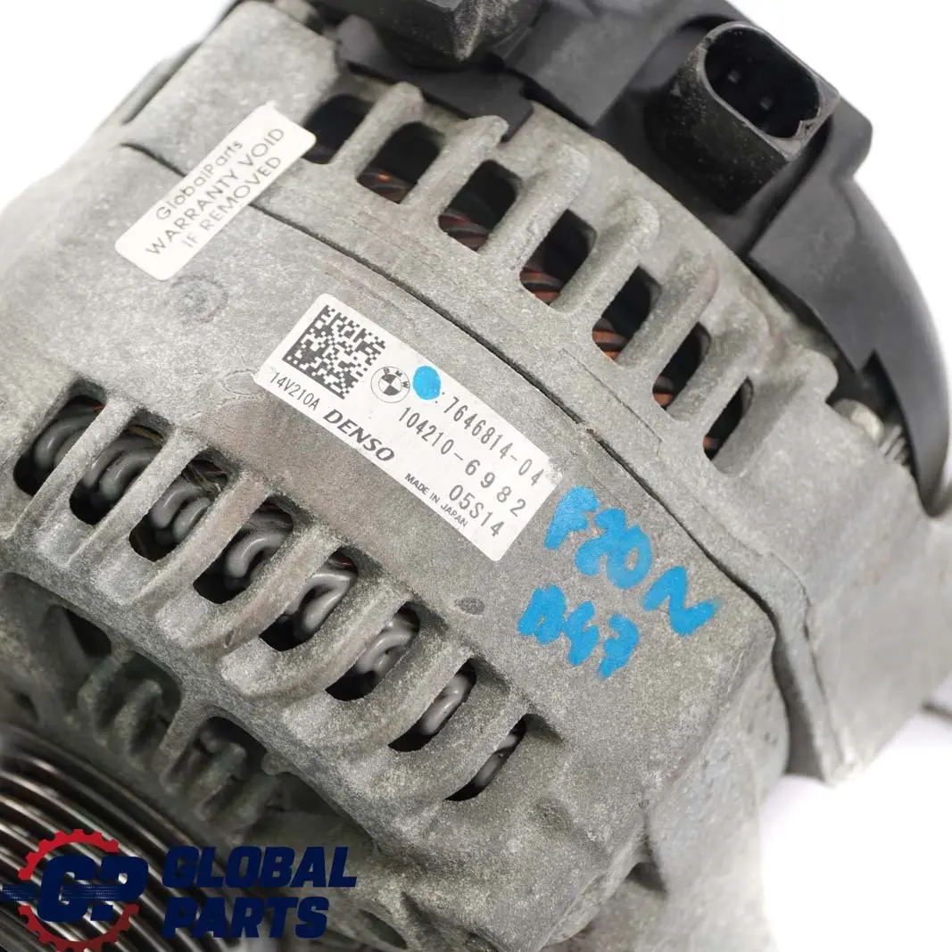 B47 Diesel Alternator Generator Denso 210A to BMW F10 F20 LCI F30 with Part number 7646814 BMW F10 F20 LCI F30 B47 Diesel Alternator Generator Denso 210A - SKU 7646814 - Part number 7646814