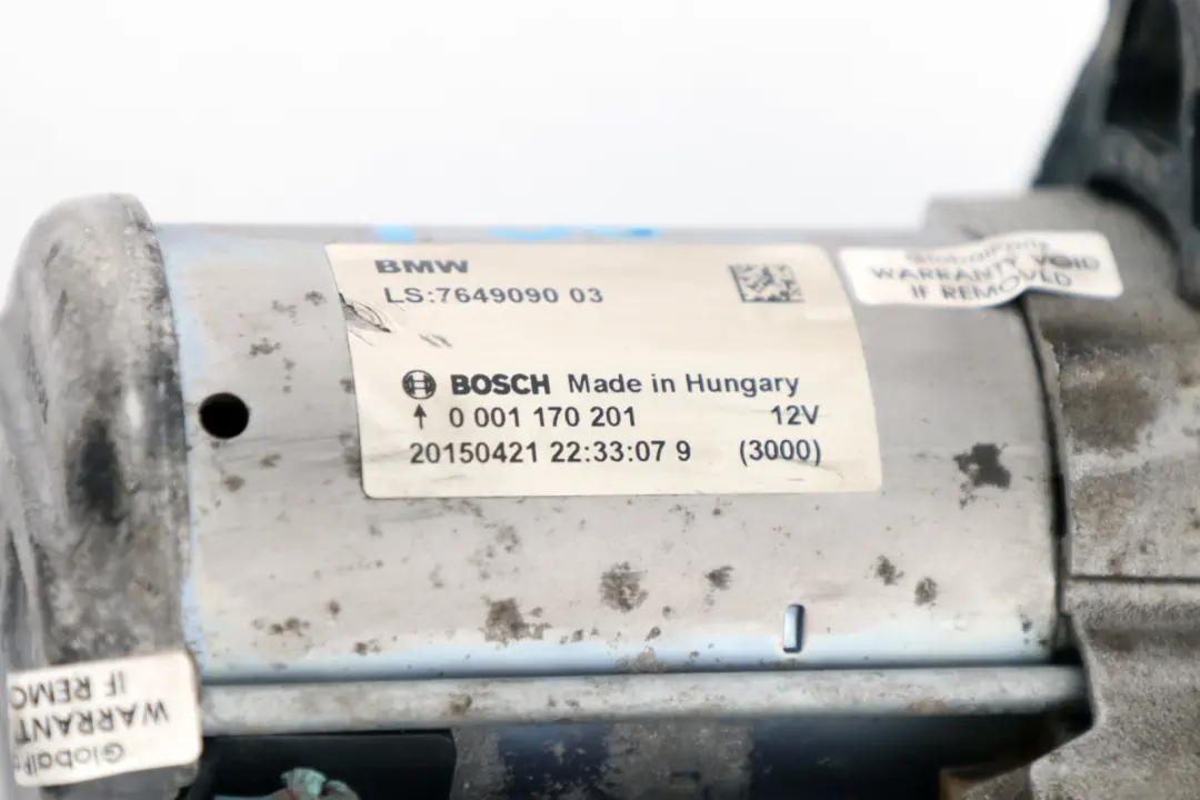  *Mini Cooper One F54 F55 F56 F57 F60 Benzin Anlasser Motor - SKU 7649090 - Teilenummer 7649090