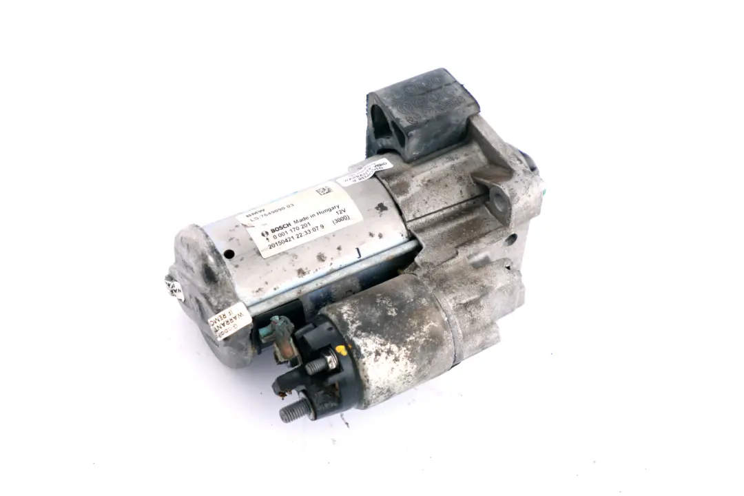  *Mini Cooper One F54 F55 F56 F57 F60 Benzin Anlasser Motor - SKU 7649090 - Teilenummer 7649090