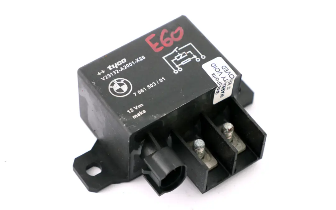 Battery Cable Relay BMW E60 E64 E82 E90 Electrical Unit  - SKU 7661503 - Part number 7661503