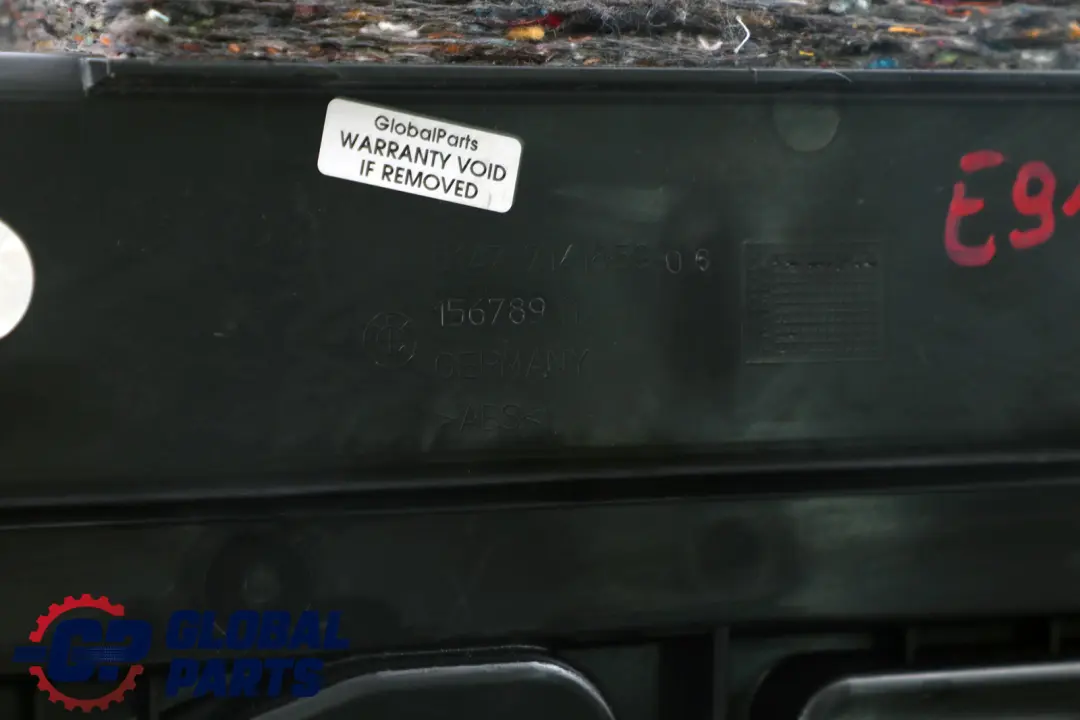 Registrazione Triangolo Kit di Pronto Soccorso Tronco per BMW E91 con numero di parte 51477141859 BMW E91 Registrazione Triangolo Kit di Pronto Soccorso Tronco - SKU 77141859-1 - Numero di parte 51477141859