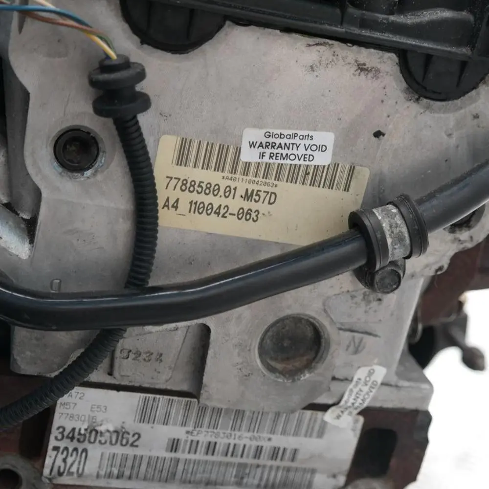 M57 Moteur Complet 306D1 184CV avec 105km, GARANTIE pour BMW X5 Serie E53 3.0d Diesel à propos du numéro de pièce 7787031 BMW X5 Serie E53 3.0d Diesel M57 Moteur Complet 306D1 184CV avec 105km, GARANTIE - SKU 7787031-1 - Numéro de pièce 7787031