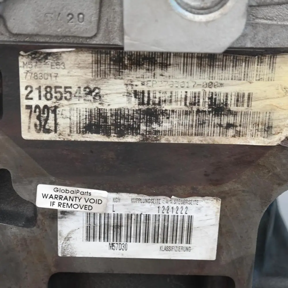 M57 Bare Engine 306D1 184HP with 105k WARRANTY to BMW X5 Series E53 3.0d Diesel with Part number 7787031 BMW X5 Series E53 3.0d Diesel M57 Bare Engine 306D1 184HP with 105k WARRANTY - SKU 7787031 - Part number 7787031