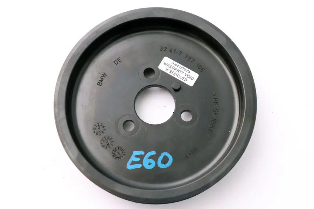Polea De La bomba De La direccion asistida para BMW X3 E46 E53 E60 E65 E83 con número de pieza 7787106 BMW X3 E46 E53 E60 E65 E83 Polea De La bomba De La direccion asistida - SKU 7787106 - Número de pieza 7787106