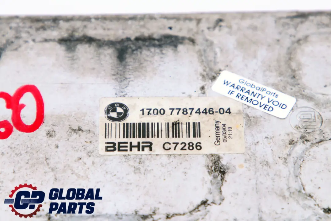 Radiador Turbo Intercooler M57N para BMW E60 E61 Diesel con número de pieza 7787446 BMW E60 E61 Diesel Radiador Turbo Intercooler M57N - SKU 7787446 - Número de pieza 7787446