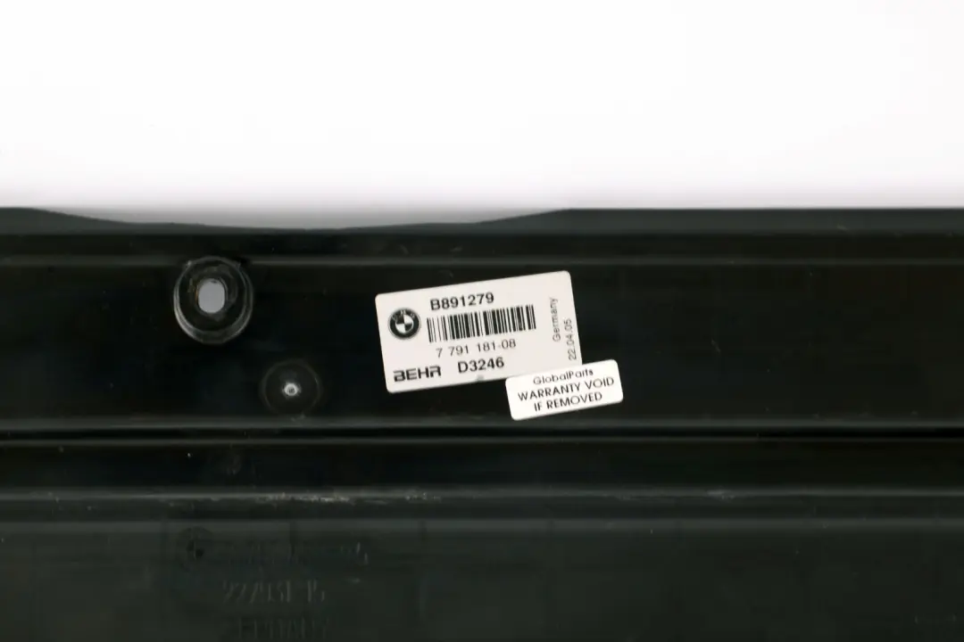 BMW 5 6 Series E60 E61 E63 E64 Diesel Engine Radiator Carrier Cover - SKU 7787830 - Part number 7787830