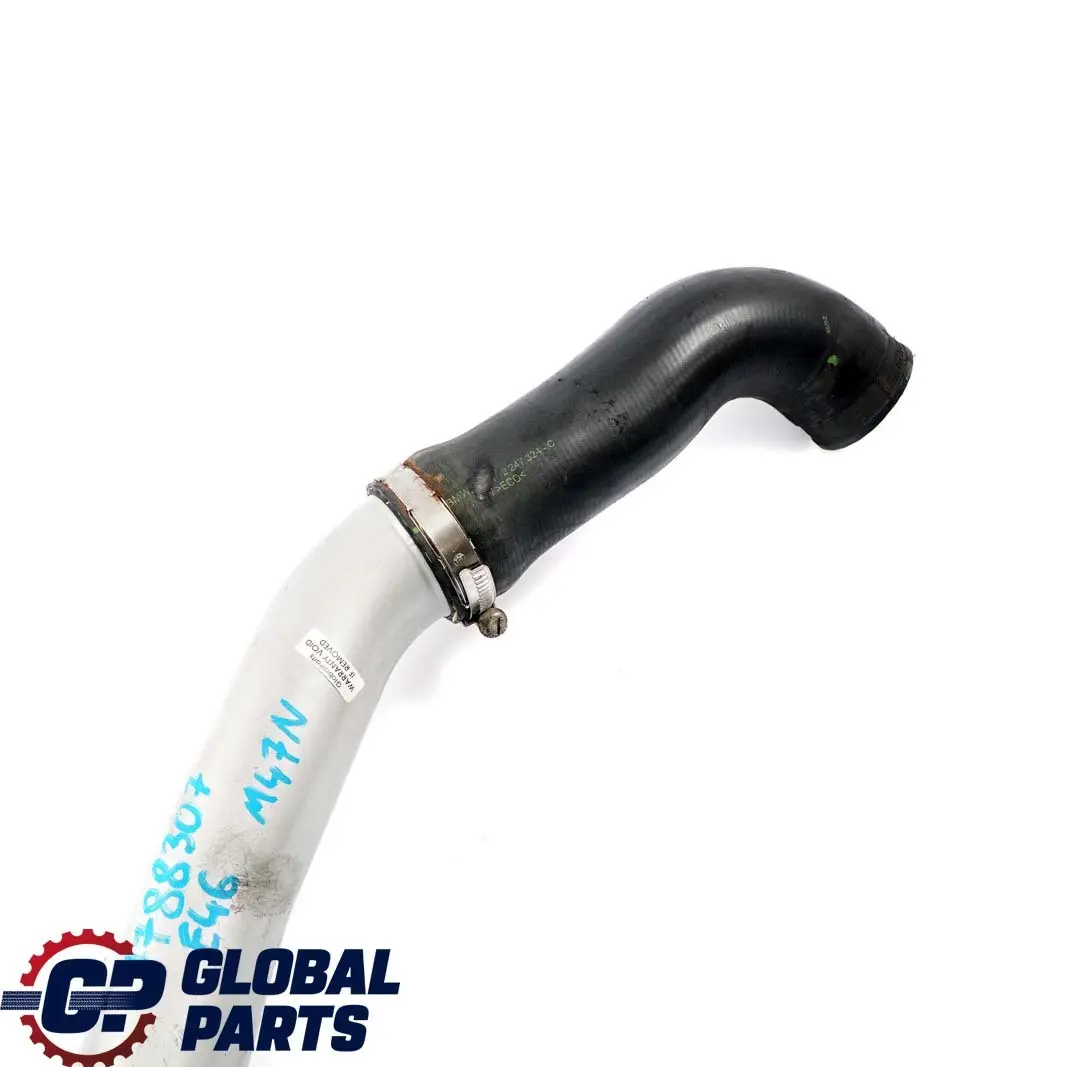M47N Ladeluftk?hlerschlauch Tuyau Flexible Diesel pour BMW 3 Serie E46 à propos du numéro de pièce 7788307 BMW 3 Serie E46 M47N Ladeluftk?hlerschlauch Tuyau Flexible Diesel - SKU 7788307 - Numéro de pièce 7788307