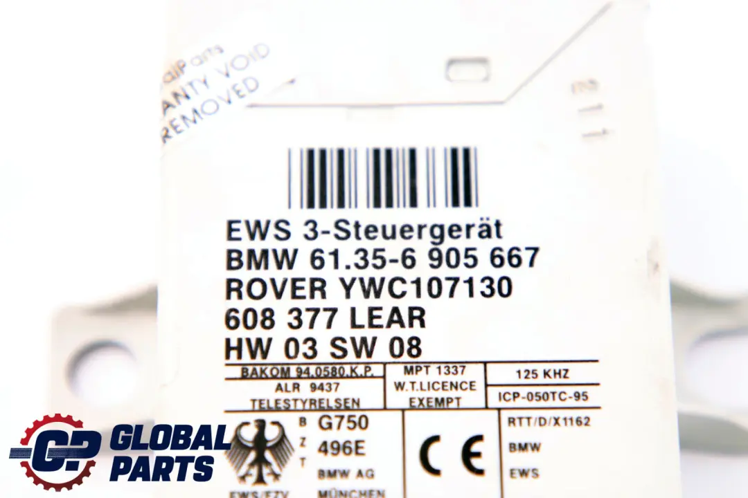 BMW X5 er E53 3.0d M57 184HP ECU Steuergerät DDE EWS3 + Schlüssel - SKU 7788310 - Teilenummer 7788310