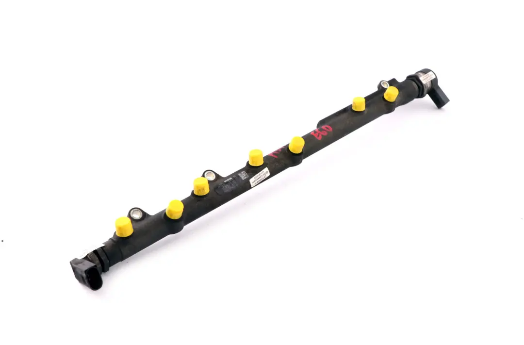 Pressure Rail Accumulator M57N to BMW X5 E53 E60 E61 E65 X3 E83 Fuel with Part number 7788679 BMW X5 E53 E60 E61 E65 X3 E83 Fuel Pressure Rail Accumulator M57N - SKU 7788679 - Part number 7788679