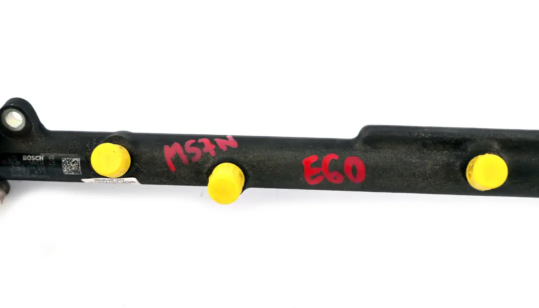 Pressure Rail Accumulator M57N to BMW X5 E53 E60 E61 E65 X3 E83 Fuel with Part number 7788679 BMW X5 E53 E60 E61 E65 X3 E83 Fuel Pressure Rail Accumulator M57N - SKU 7788679 - Part number 7788679