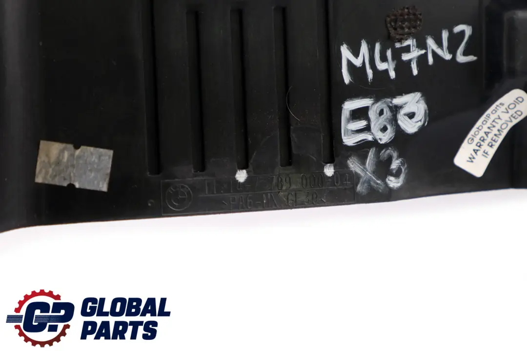 M47N2 Motore Diesel Copertura Acustica per BMW X3 E60 E61 E83 con numero di parte 7789000 BMW X3 E60 E61 E83 M47N2 Motore Diesel Copertura Acustica - SKU 7789000 - Numero di parte 7789000