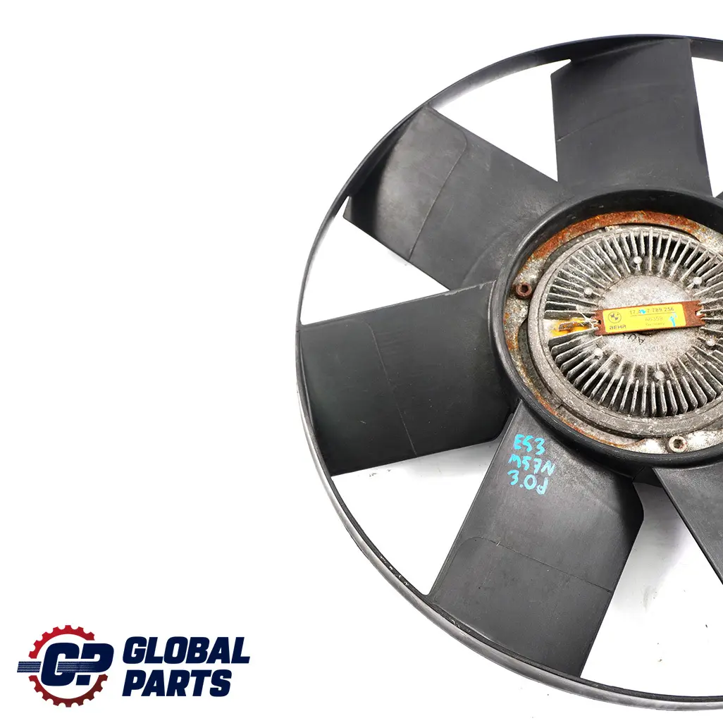M57N 3.0d Diesel Sistema de refrigeración Ventilador viscoso para BMW X5 E46 E53 E65 con número de pieza 7789256 BMW X5 E46 E53 E65 M57N 3.0d Diesel Sistema de refrigeración Ventilador viscoso - SKU 7789256-1 - Número de pieza 7789256