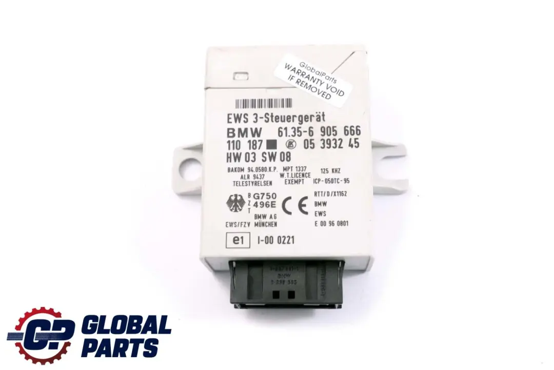 BMW X5 Series E53 3.0d M57 184HP ECU Kit DDE EWS3 + 2 Keys Automatic - SKU 7789376-1 - Part number 7789376
