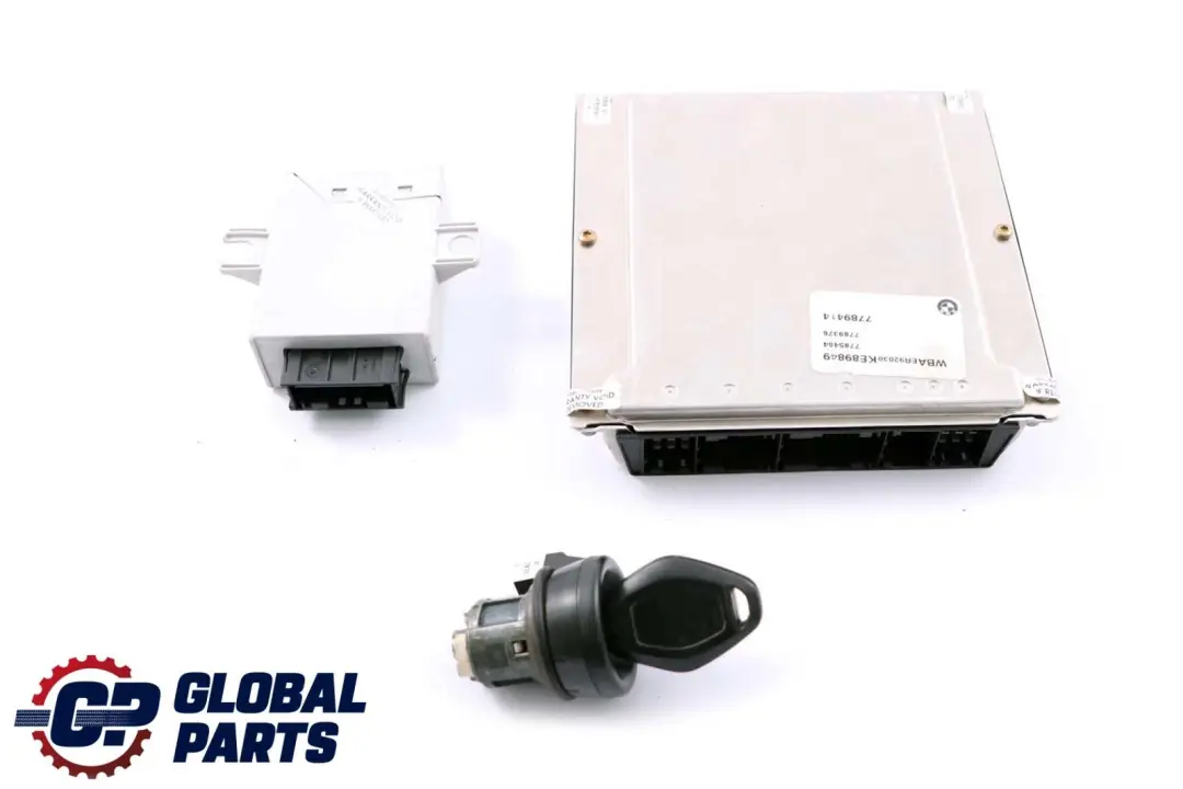 BMW E46 330d M57 184PS ECU Steuergerät DDE EWS3 Schlüssel Schaltgetrie - SKU 7789376-2 - Teilenummer 7789376