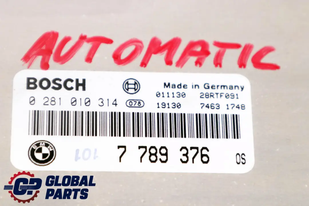 M57 3.0d DDE Motorsteuergerät Modul für BMW X5 E46 E39 E53 mit Teilenummer 7789376 BMW X5 E46 E39 E53 M57 3.0d DDE Motorsteuergerät Modul - SKU 7789376 - Teilenummer 7789376