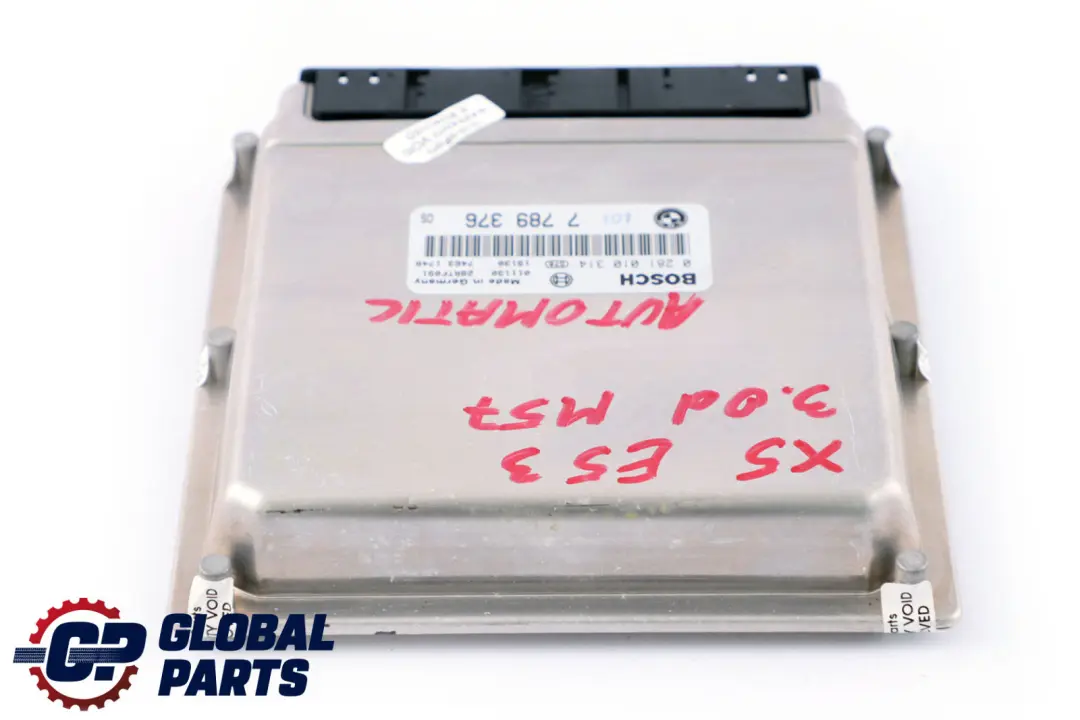 M57 3.0d DDE Engine Control Unit Module to BMW 3 5 X5 Series E46 E39 E53 with Part number 7789376 BMW 3 5 X5 Series E46 E39 E53 M57 3.0d DDE Engine Control Unit Module - SKU 7789376 - Part number 7789376