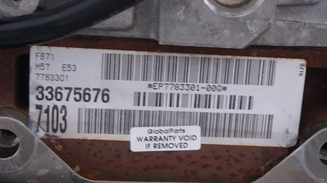 M57N Moteur complet 306D2 218HP avec 119 000km, GARANTIE pour BMW X5 E53 3.0d Diesel à propos du numéro de pièce 7790147 BMW X5 E53 3.0d Diesel M57N Moteur complet 306D2 218HP avec 119 000km, GARANTIE - SKU 7790147-1 - Numéro de pièce 7790147
