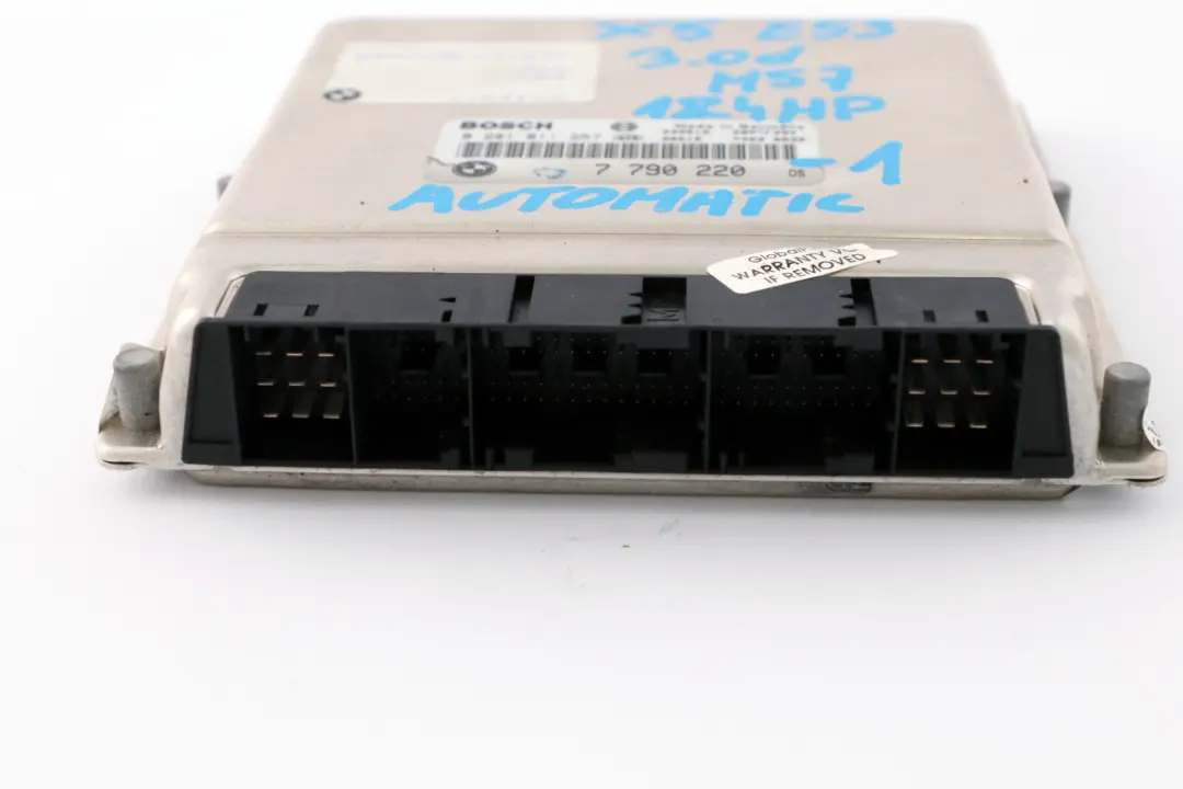 M57 184HP ECU Kit DDE EWS3 Key Automatic to BMW X5 Series E53 3.0d with Part number 7790220 BMW X5 Series E53 3.0d M57 184HP ECU Kit DDE EWS3 Key Automatic - SKU 7790220-1 - Part number 7790220