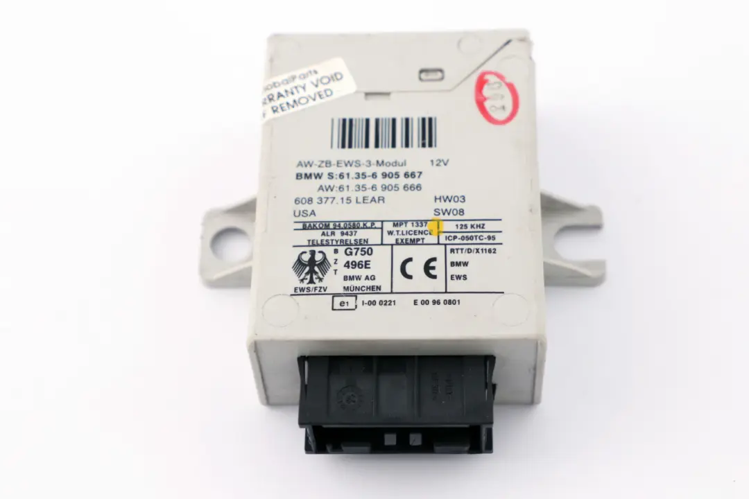 BMW X5 Series E53 3.0d M57 184HP ECU Kit DDE EWS3 Key Automatic - SKU 7790220-1 - Part number 7790220