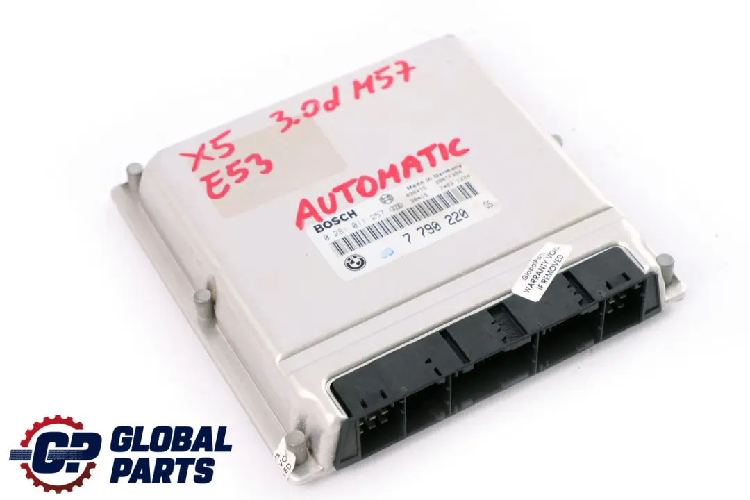 M57 Basic DDE Control Unit DDE Automatic to BMW E39 525d 530d E53 3.0d with Part number 7790220 BMW E39 525d 530d E53 3.0d M57 Basic DDE Control Unit DDE Automatic - SKU 7790220 - Part number 7790220