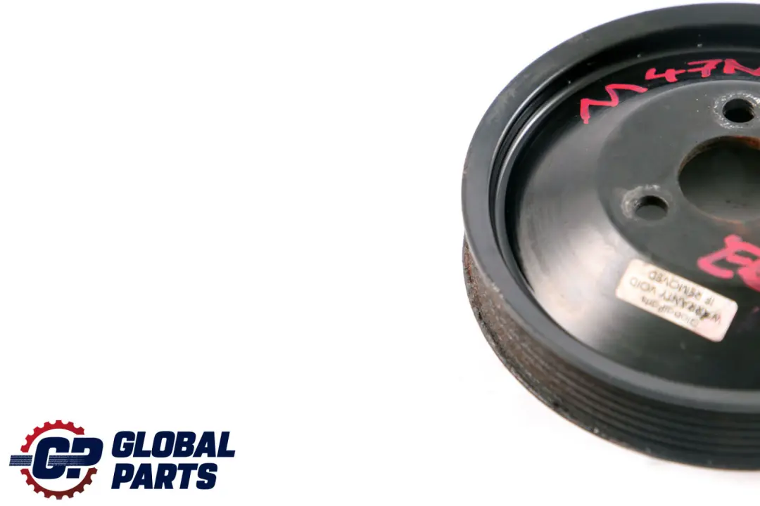 M57N Power Steering Pump Pulley to BMW 5 6 7 Series E60 E61 E63 LCI E65 with Part number 7790638 BMW 5 6 7 Series E60 E61 E63 LCI E65 M57N Power Steering Pump Pulley - SKU 7790638 - Part number 7790638