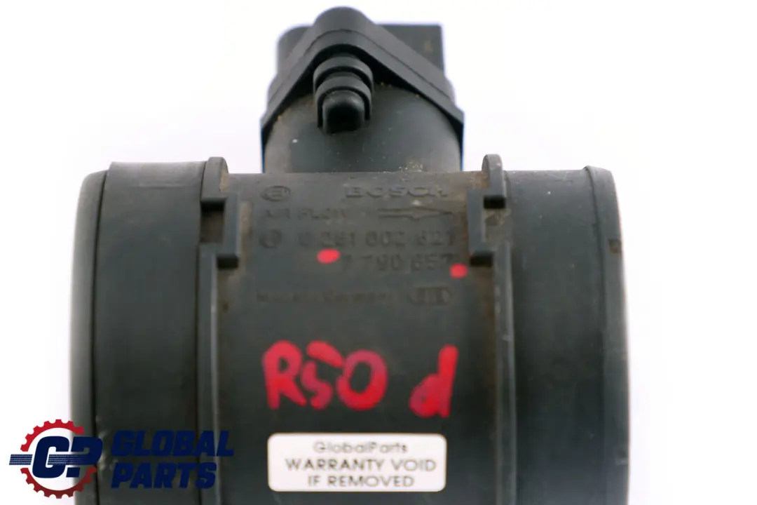 Mini One D R50 Diesel W17 Tube de Debitmetre Massique d'air a Film Chaud - SKU 7790657 - Numéro de pièce 7790657