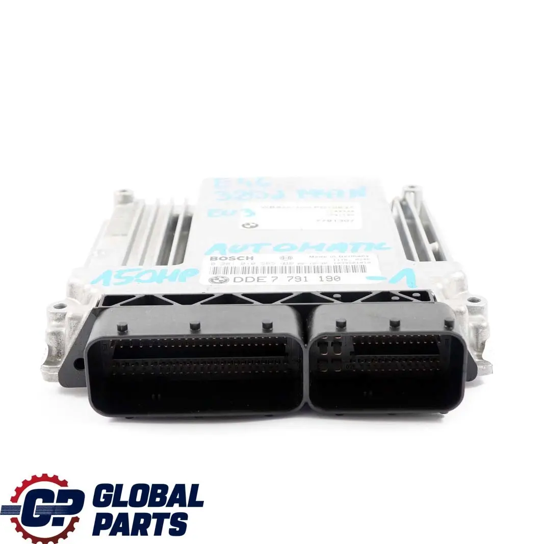 BMW E46 320d Diesel Engine M47N 150HP ECU Kit DDE EWS3 + Key Automatic - SKU 7791190-1 - Part number 7791190