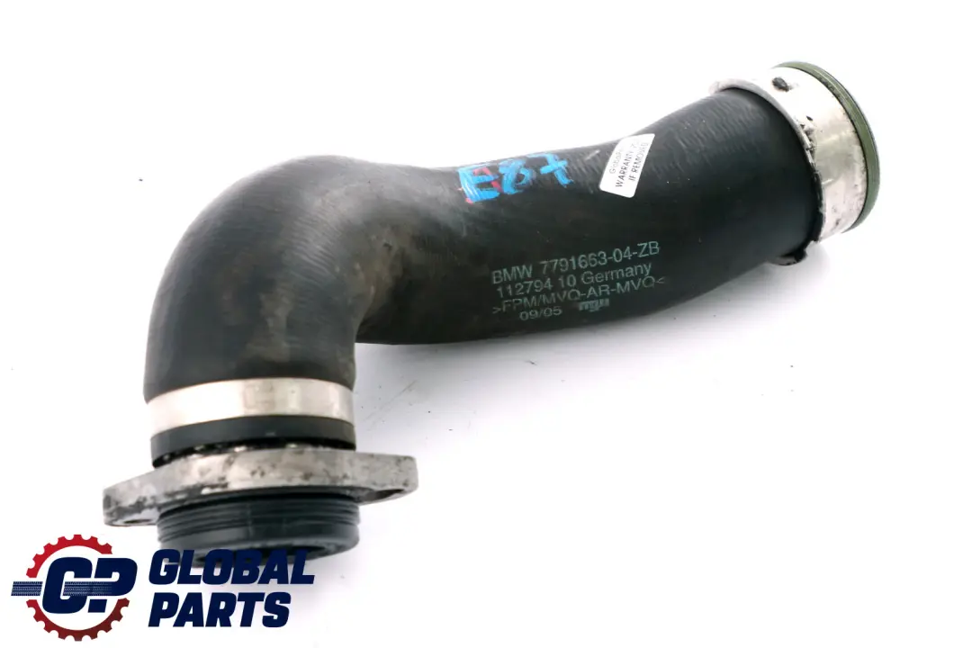 BMW 1 Series E87 118d 120d M47N2 Charge Air Turbo Intercooler Pipe Tube - SKU 7791663 - Part number 7791663