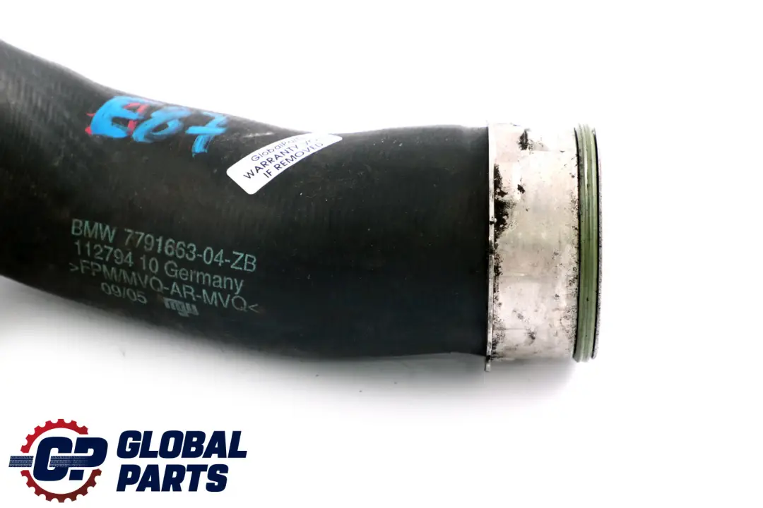 BMW 1 Series E87 118d 120d M47N2 Charge Air Turbo Intercooler Pipe Tube - SKU 7791663 - Part number 7791663
