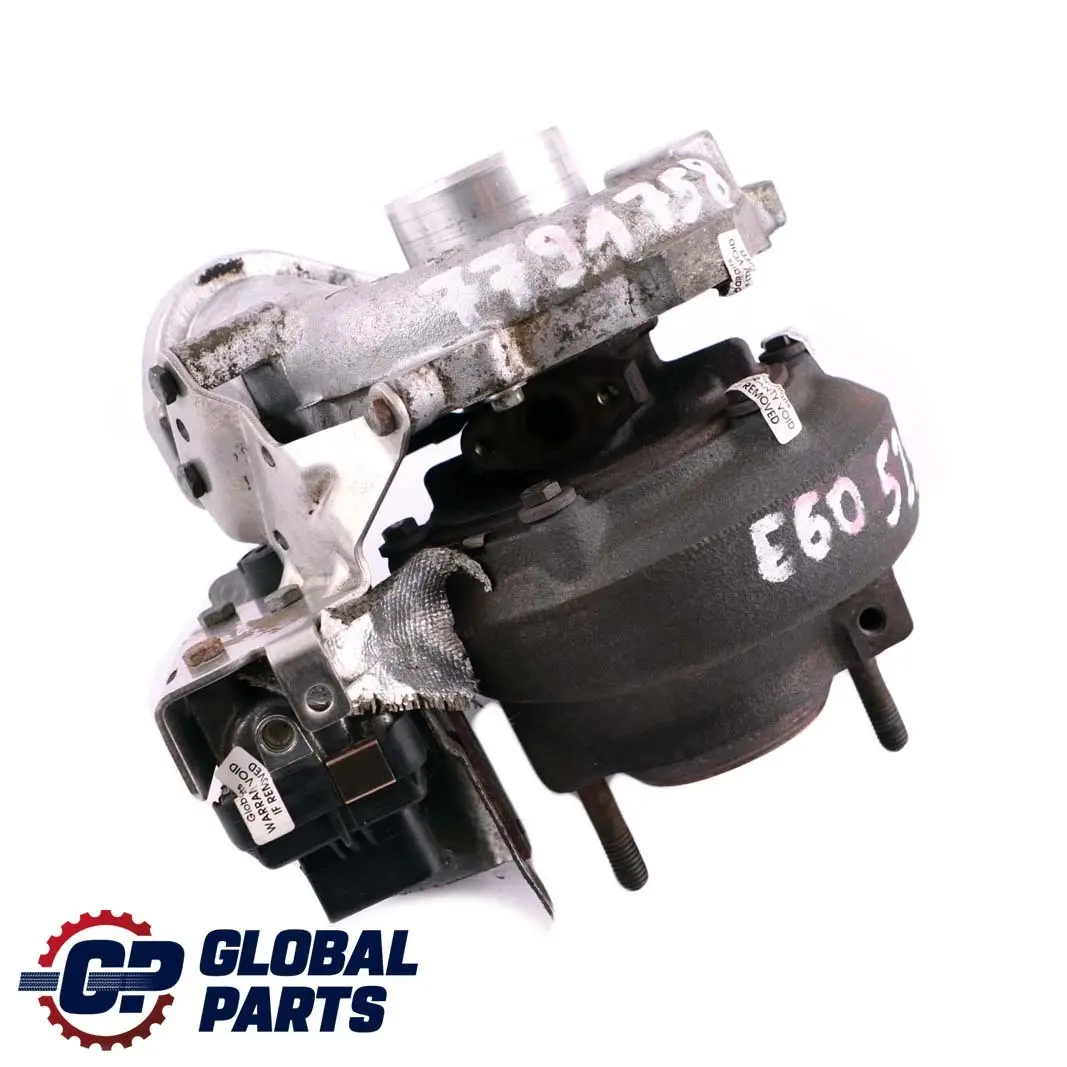 BMW E60 E61 525D M57N Turbocompresseur Garrett - SKU 7791758 - Numéro de pièce 7791709