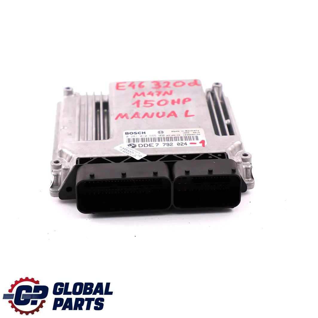BMW E46 320d M47N 150HP Komputer manual - SKU 7792024-1 - Numer Części 7792024