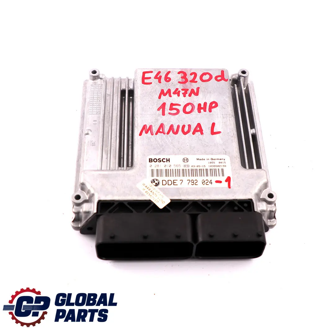 M47N 150PS ECU Steuergerät DDE EWS3 + Schlüssel für BMW 3 E46 320d Diesel mit Teilenummer 7792024 BMW 3 E46 320d Diesel M47N 150PS ECU Steuergerät DDE EWS3 + Schlüssel - SKU 7792024-1 - Teilenummer 7792024