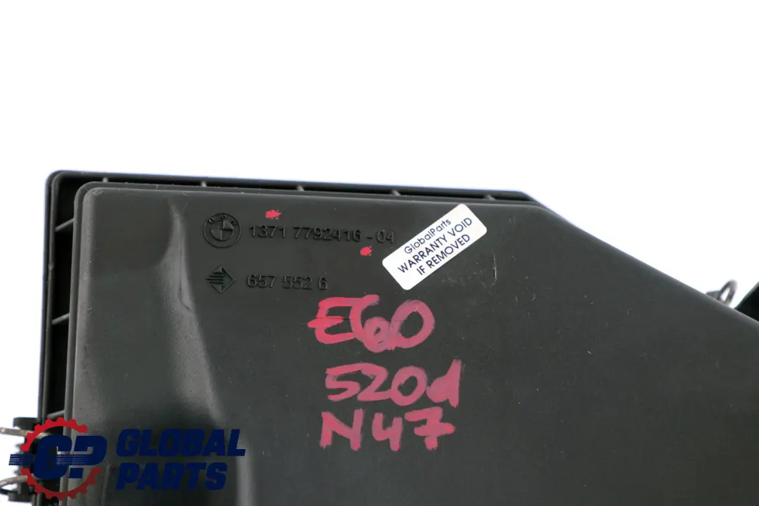 BMW E60 E61 E63 E64 520d N47 535d 635d M57N2 Caja Del Filtro De Aire - SKU 7792416 - Número de pieza 7792416
