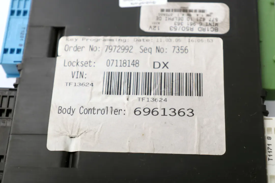 BMW Mini One D W17 1ND 88HP Engine ECU Kit DDE + EWS + Key + BCM Manual - SKU 7792544-2 - Part number 7792544