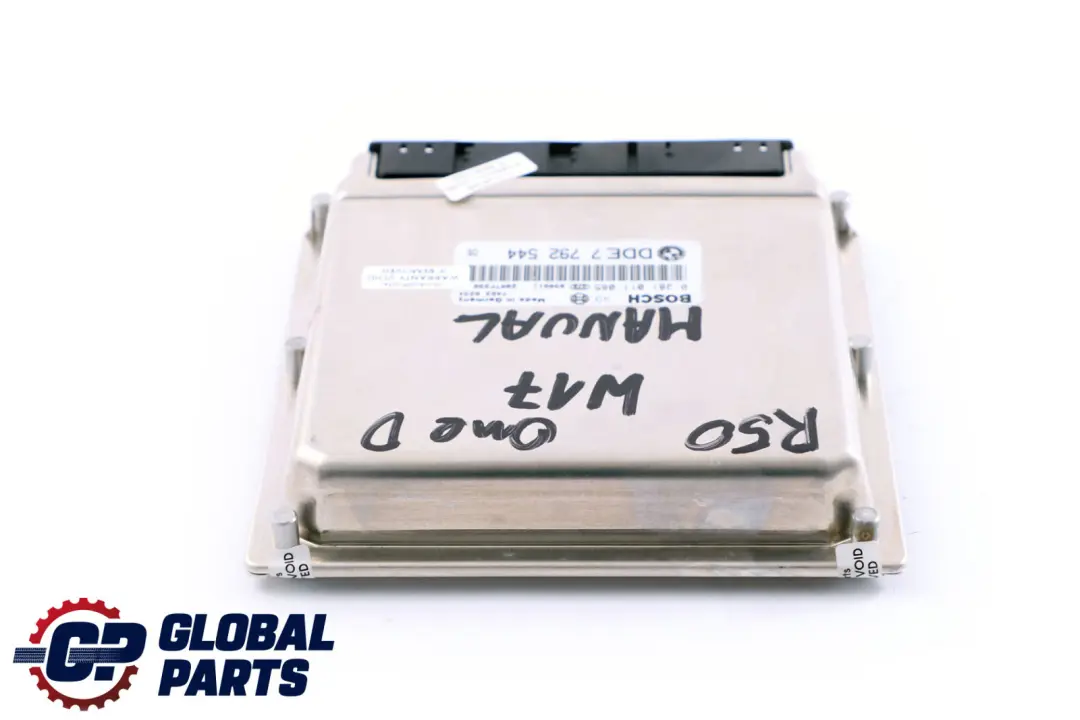 W17 1ND 88HP Motore ECU Unità di controllo DDE Manuale Mini One D Diesel - SKU 7792544 - Numero di parte 7792544