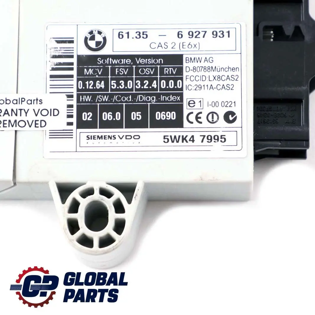 BMW 5 Series E60 E61 530d Diesel M57N 218HP ECU Kit DDE + CAS2 + 2 Keys - SKU 7793574-1 - Part number 7793574