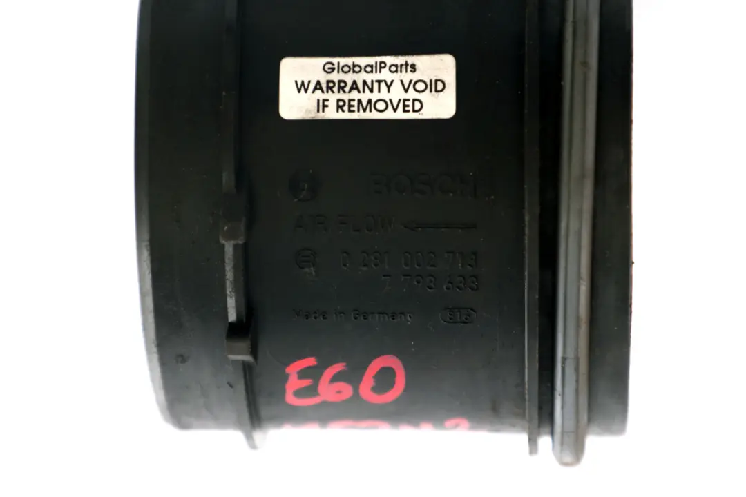 Capteur De Débitmètre Massique D'Air Diesel pour BMW E60 E61 E90 E91 E92 à propos du numéro de pièce 7793633 BMW E60 E61 E90 E91 E92 Capteur De Débitmètre Massique D'Air Diesel - SKU 7793633 - Numéro de pièce 7793633