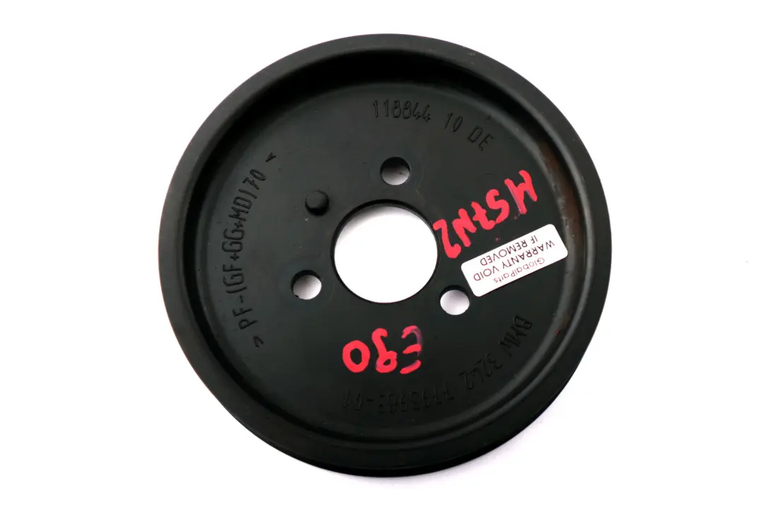 M57N2 Puleggia Pompa Servosterzo per BMW Serie 3 E90 E91 E92 Diesel con numero di parte 7793983 BMW Serie 3 E90 E91 E92 Diesel M57N2 Puleggia Pompa Servosterzo - SKU 7793983 - Numero di parte 7793983