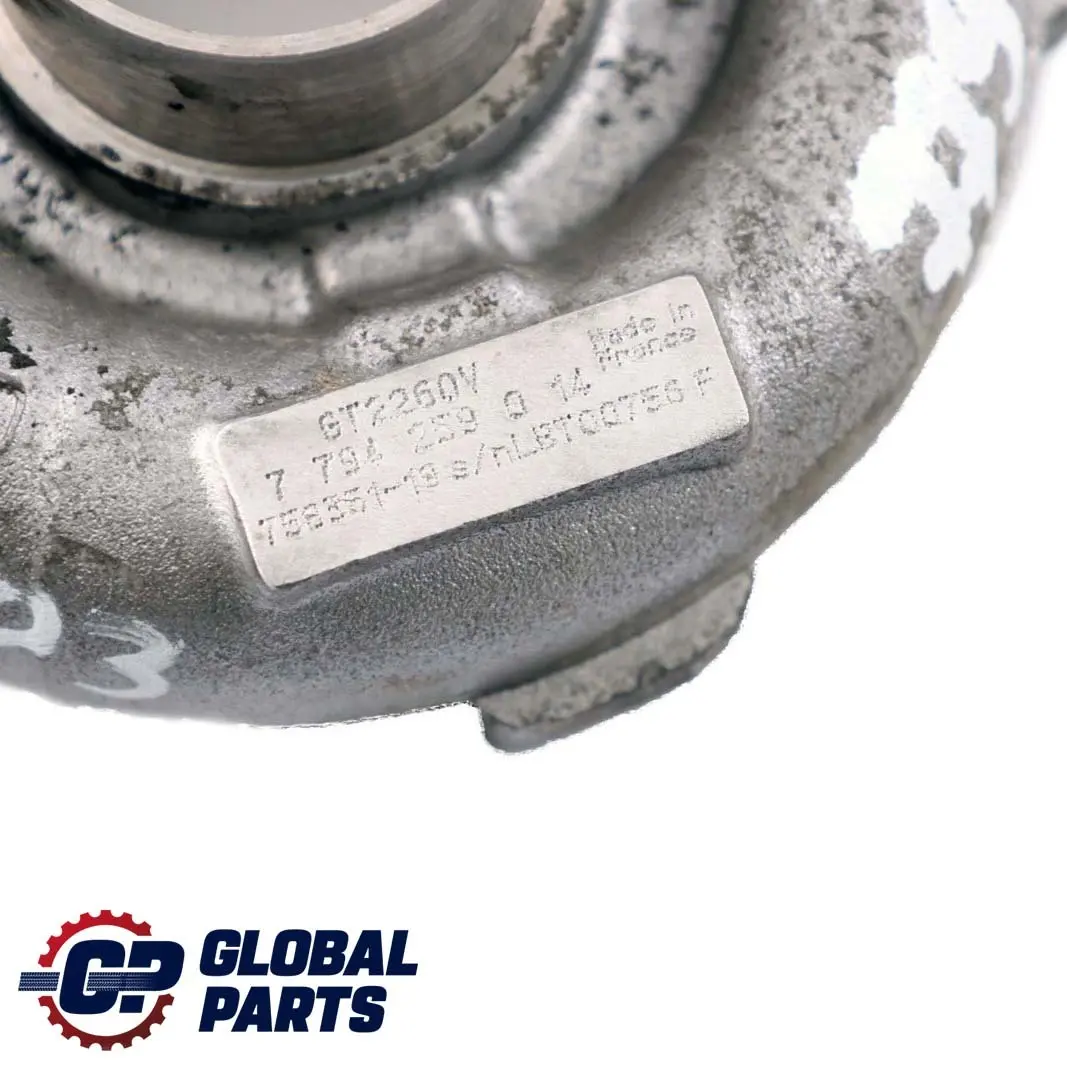 BMW E60 E61 525d 530d M57N2 Gehäuse Deckel Turbolader Teil Turbo 7794259 - SKU 7794260-1 - Teilenummer 7794260
