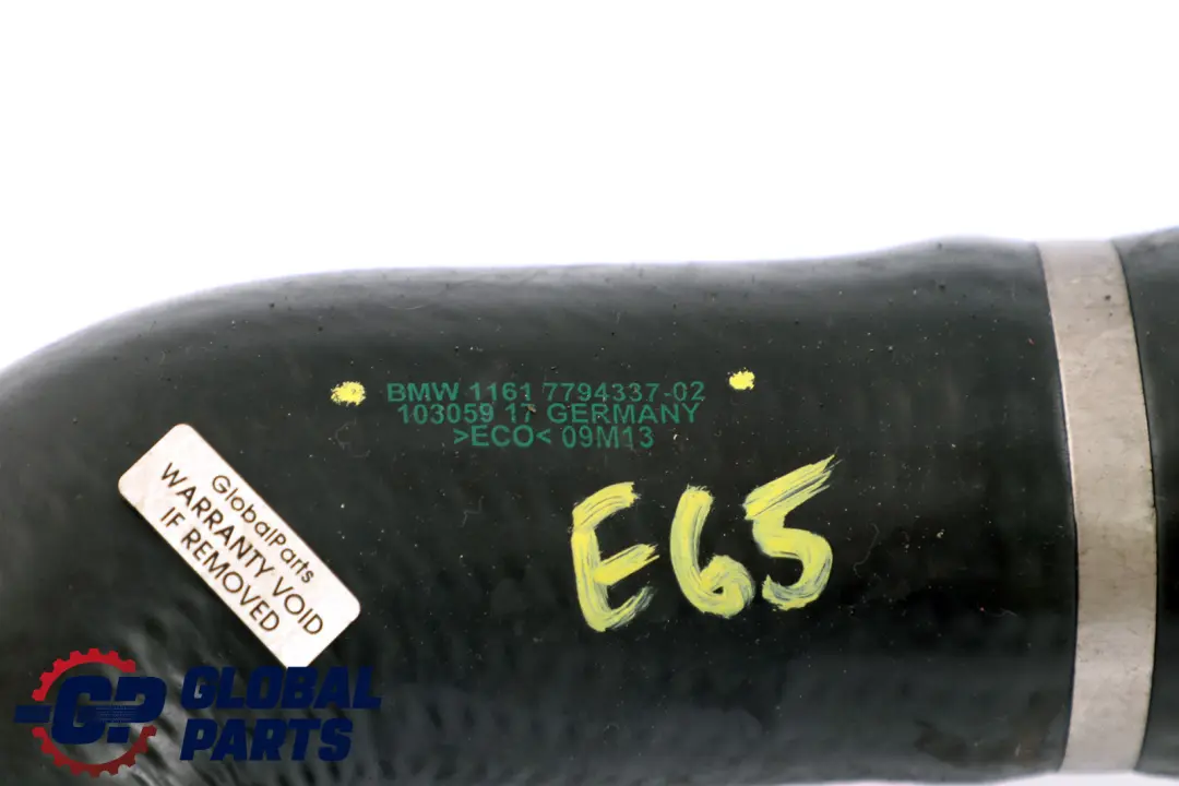 BMW E65 M57N2 730d Diesel Manifold Charge Air Line Hose - SKU 7794337 - Part number 7794337