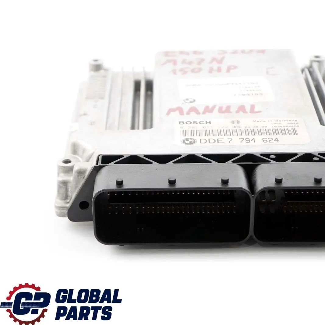 M47N 150PS ECU Steuergerät DDE 7794582 Schaltgetrieb für BMW E46 320d Diesel Motor mit Teilenummer 7794624 BMW E46 320d Diesel Motor M47N 150PS ECU Steuergerät DDE 7794582 Schaltgetrieb - SKU 7794624 - Teilenummer 7794624