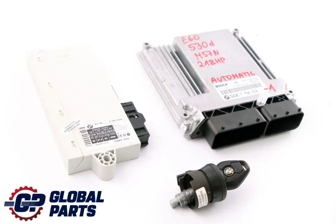 M57N 218HP ECU Kit DDE + CAS2 + Key to BMW 5 Series E60 E61 530d Diesel with Part number 7794650 BMW 5 Series E60 E61 530d Diesel M57N 218HP ECU Kit DDE + CAS2 + Key - SKU 7794650-1 - Part number 7794650